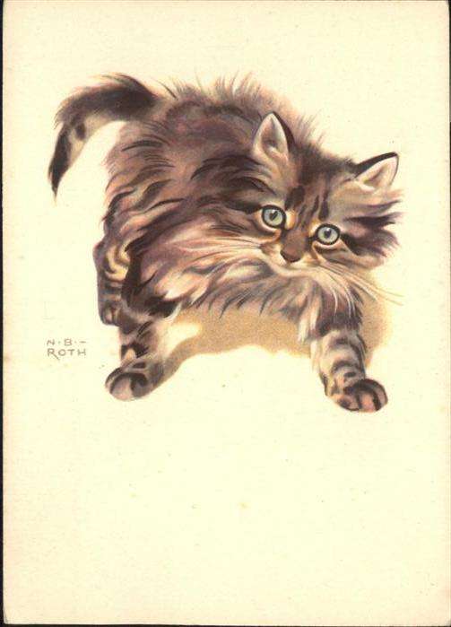 Katzen Künstler N. B. Roth