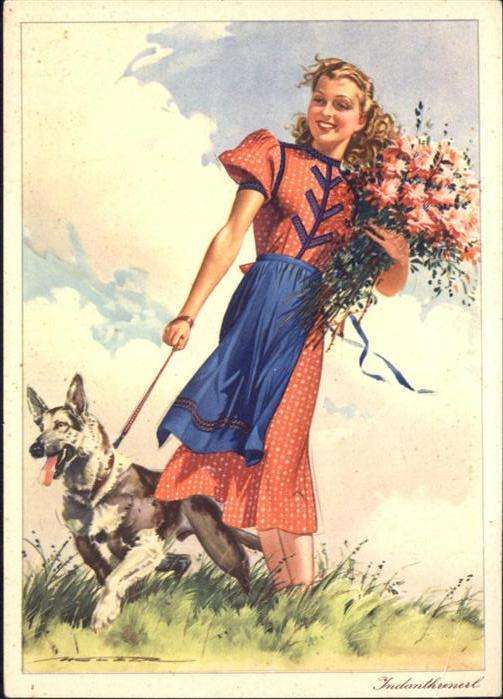 Hunde Werbung Indanthren