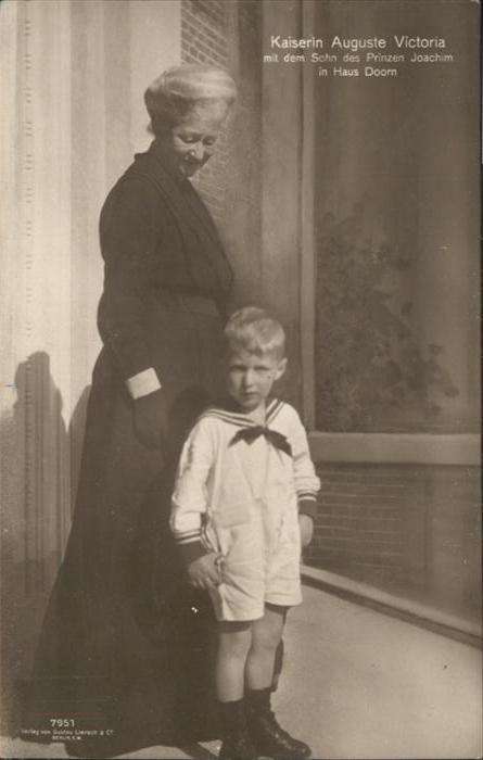 Adel Preussen Kaiserin Auguste Viktoria Haus Doorn En