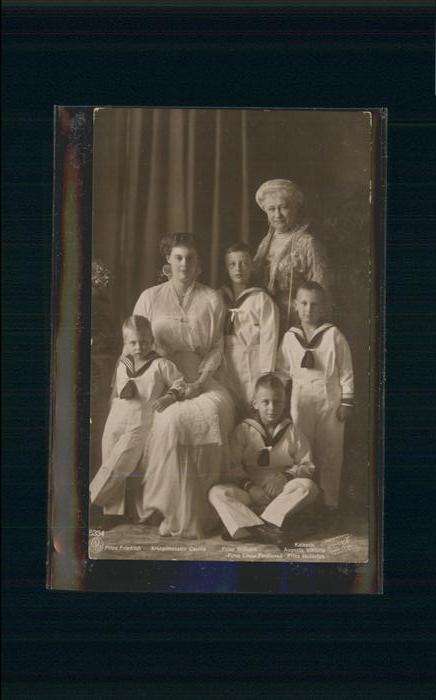 Adel Preussen Kronprinzessin Cecilie Kaiserin Auguste