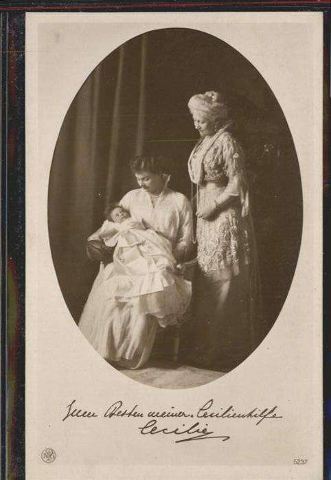 Adel Preussen Kronprinzessin Cecilie Kaiserin Auguste