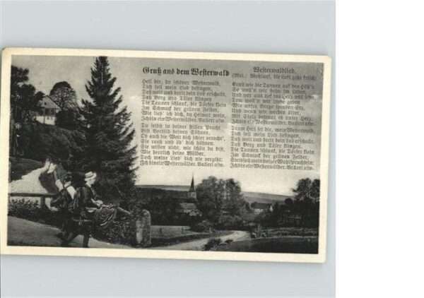 Liederkarte Westerwald