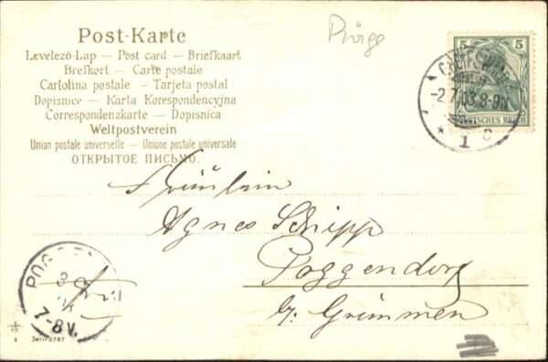 Hunde Prägedruckkarte – Bild 2