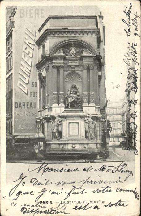 Paris Statue de Moliere
