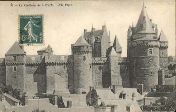 Vitre d Ille-et-Vilaine Chateau Burg