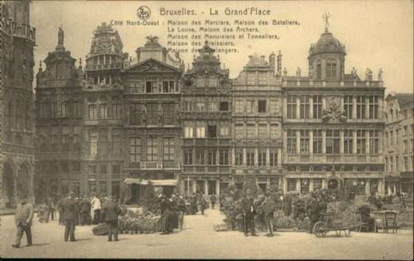 Bruxelles Bruessel Markt Marche