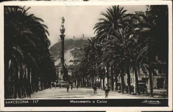 Barcelona Cataluna Monumento Colon