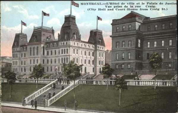 Montreal Quebec Hotel Ville Palais Justice