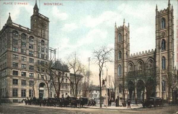Montreal Quebec Place Armes Kutsche