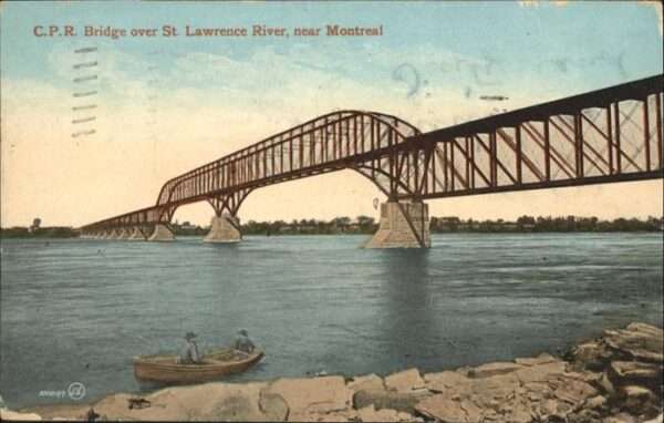 Montreal Quebec Bridge St Lawrence River