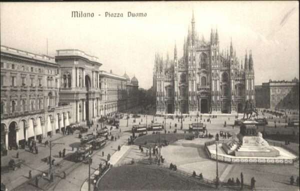 Milano Piazza Duomo Strassenbahn