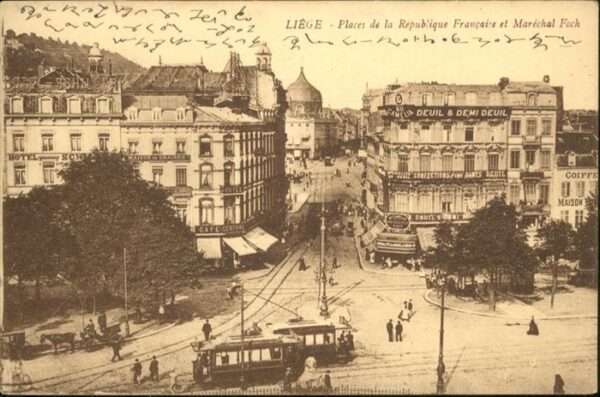 Liege Luettich Marechal Foch Strassenbahn