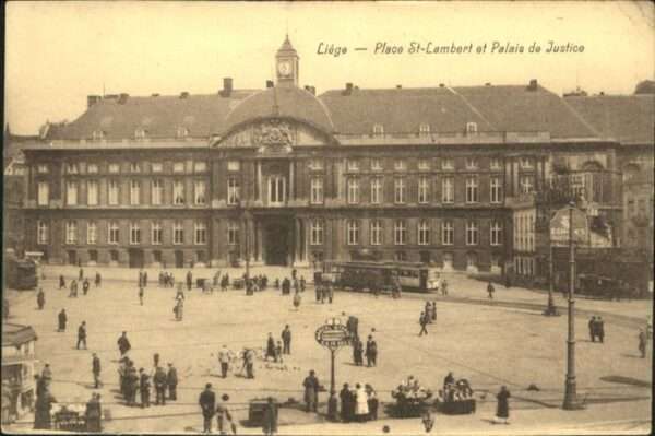 Liege Luettich Place St Lambert Palais Justice Strasse