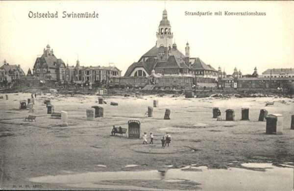 Swinemuende Strand  Konversationshaus