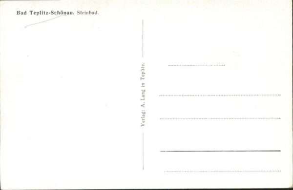 Teplitz-Schoenau Teplice Steinbad – Bild 2
