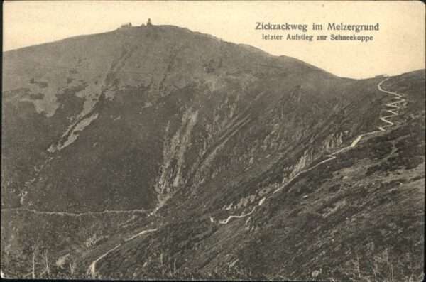 Melzergrund Zickzackweg Schneekoppe