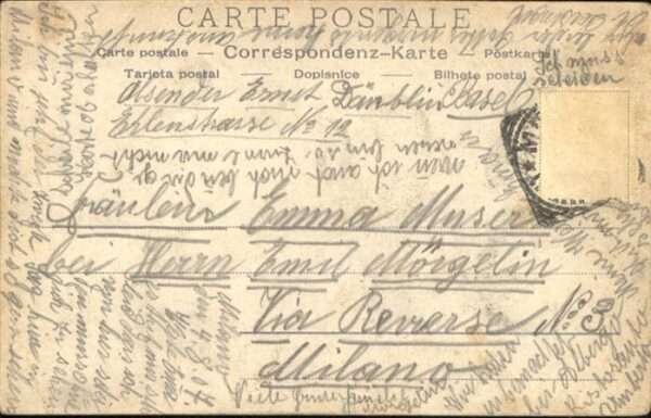 Milano Via Dante Monum Parini Kutsche – Bild 2