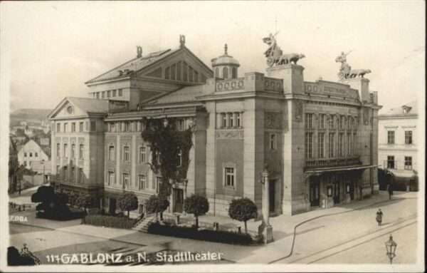 Gablonz Neisse Tschechien Stadttheater