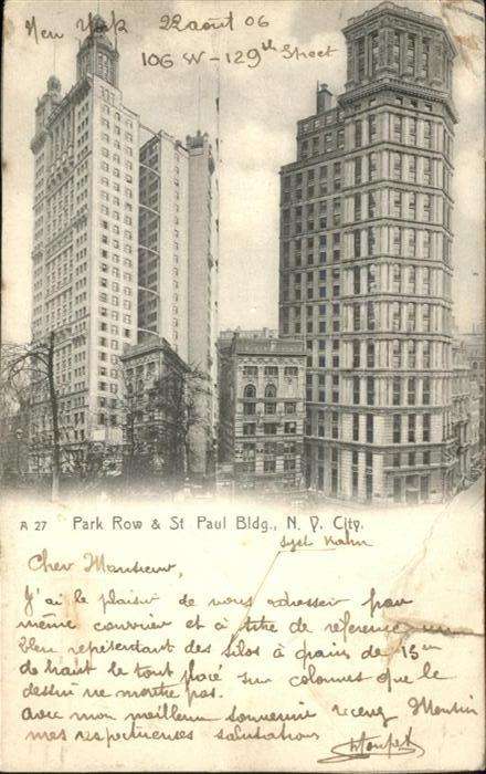 Park Row St Paul Building