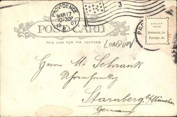 London [Handschriftlich] Westminster Street St – Bild 2