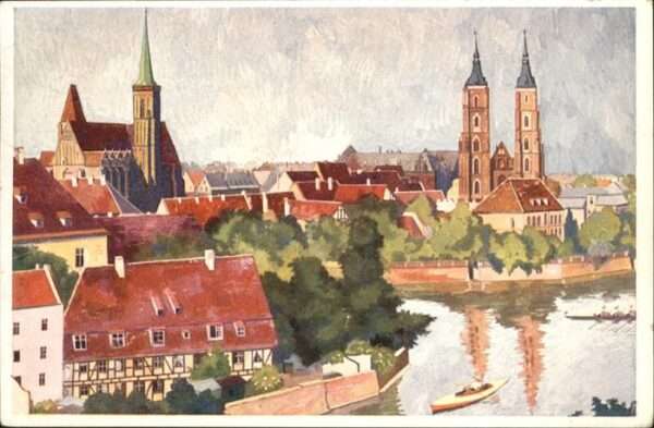 Breslau Niederschlesien Dominsel