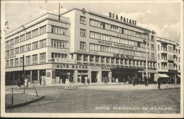 Stettin Szczecin Pommern Paradeplatz Ufa Palast
