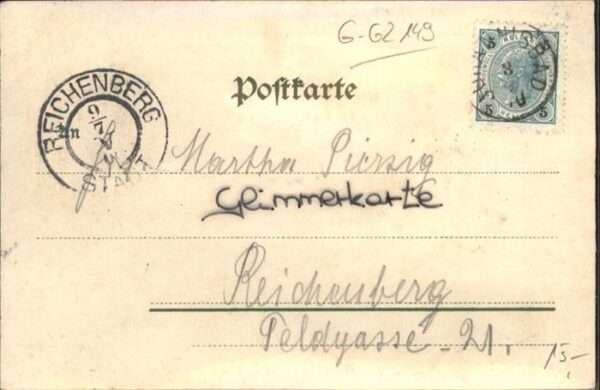Johannisbad Riesengebirge Glimmerkarte – Bild 2