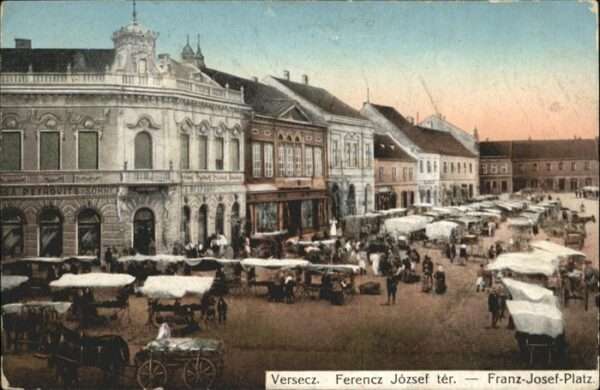 Versecz Franz Josef Platz Kutsche