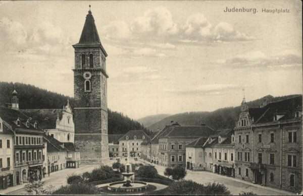Judenburg Steiermark Hauptplatz Brunnen