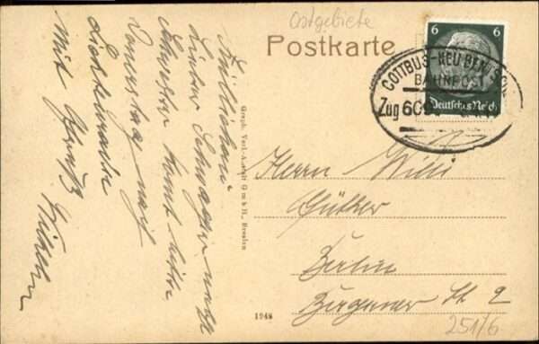 Zuellichau Ostbrandenburg Kaiser Wilhelm Strasse – Bild 2
