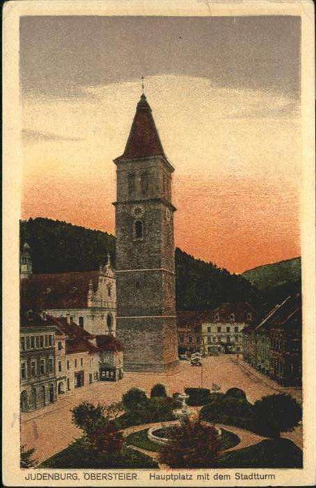 Judenburg Steiermark Obersteier Hauptplatz Stadtturm