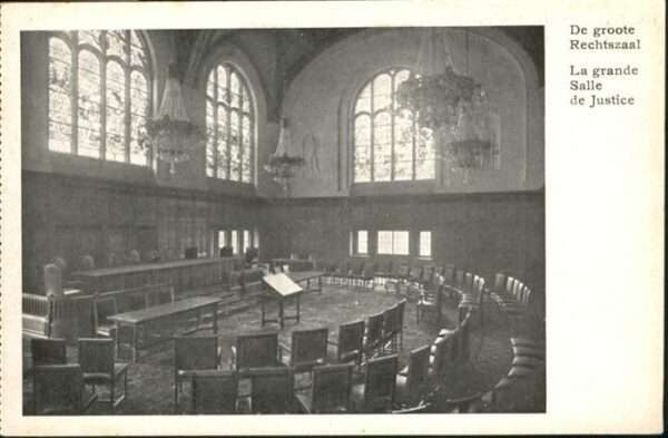 La Haye Palais de la Paix Rechtszaal