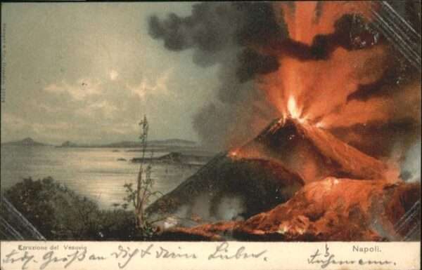 Napoli Neapel Vesuvio