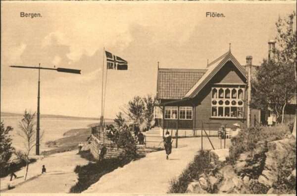 Bergen Norwegen Flöien