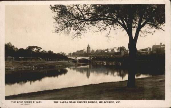Melbourne Victoria Yarra Princes Bridge