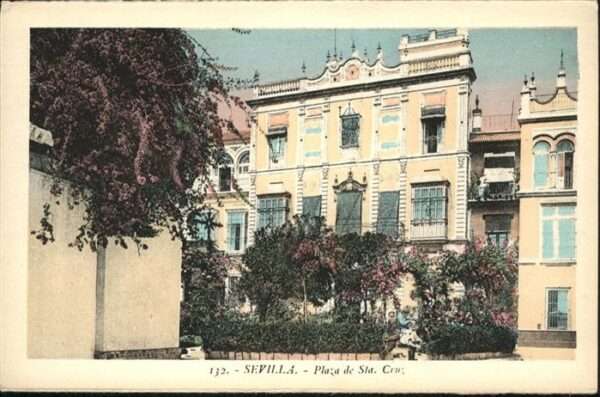 Sevilla Andalucia plaza St Cruz