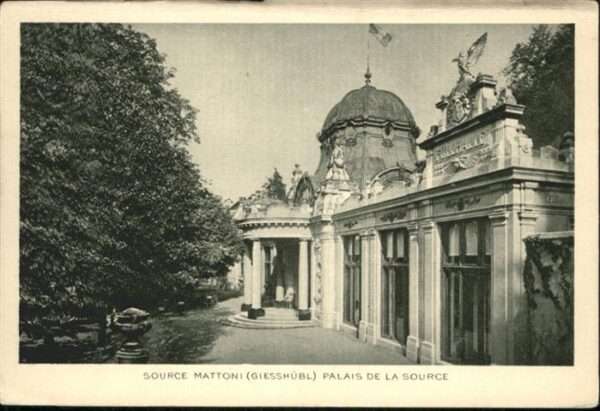 Giesshuebl-Sauerbrunn Tschechien Source Mattoni Palais de la Source