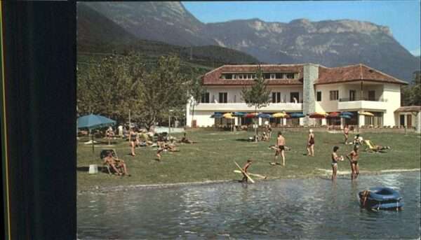Bozen Suedtirol Restaurant Seegarten Kalter See