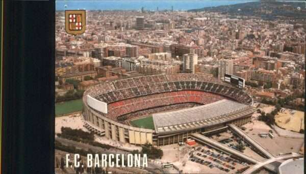 Barcelona Cataluna Fliegeraufnahme