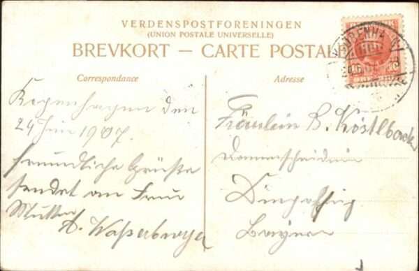 Kopenhagen Hotel Bristol Kutsche Strassenbahn – Bild 2