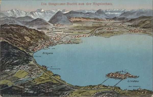 Bregenz Vorarlberg Fliegeraufnahme