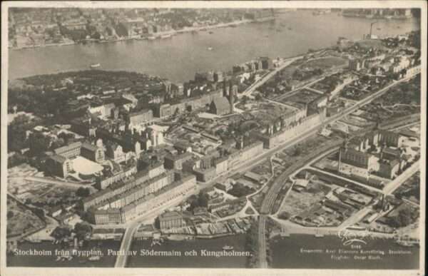 Stockholm Fliegeraufnahme Kungsholmen