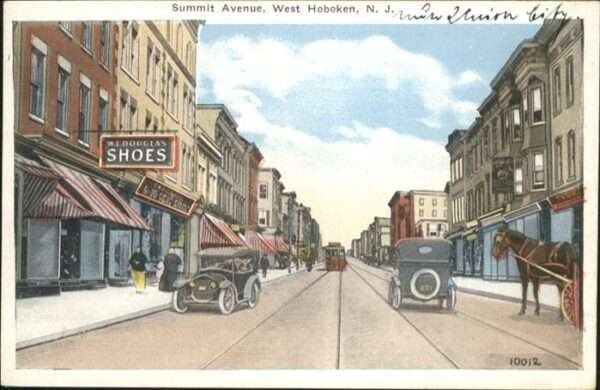 Hoboken Summit Avenue Kutsche Strassenbahn