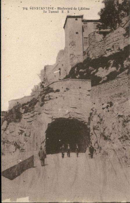 Constantine Algerien Boulevard de l'Abime Tunnel