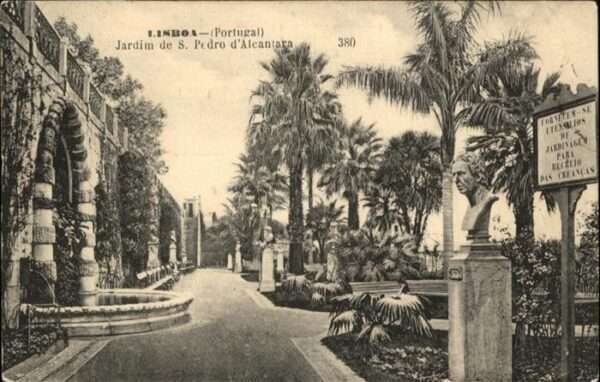 Lisbon Lisboa Jardim S. Pedro d_Alecantara