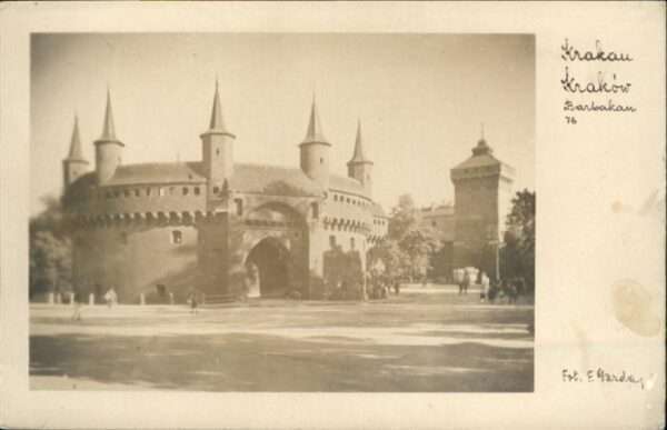 Krakau Krakow Barbakan