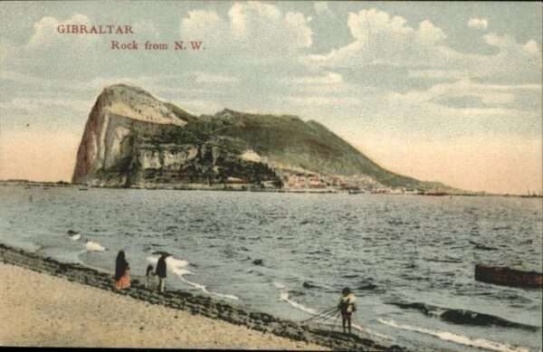 Gibraltar Rock from N.W.