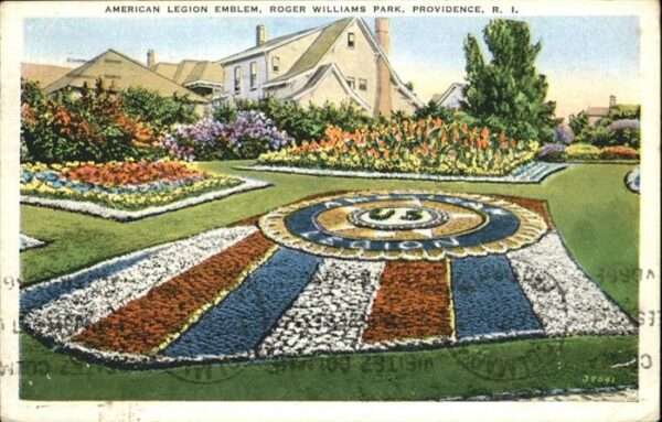 Providence Rhode Island Roger Williams Park American Legion Emb