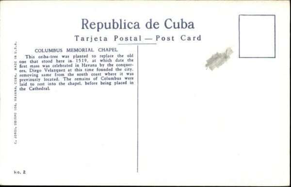 Habana Havana El Templete Columbus memorial Chapel – Bild 2