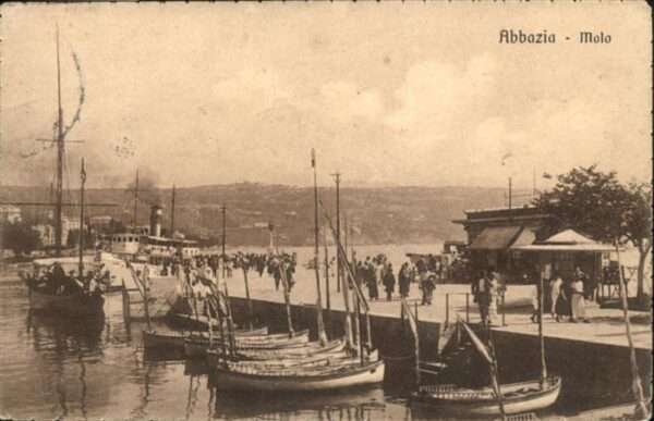 Opatija Abbazia Molo Boote